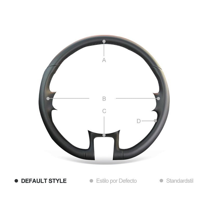 MEWANT Leather Car Steering Wheel Cover for Beetle 2012 - 2019 / Up! 2011 - 2016 - Alcantara, Leather, Carbon Fiber, Easy Install, Non - Slip, Best Steering Wheel Cover