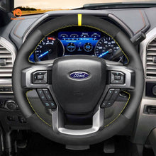 Bild in den Galerie-Viewer laden, MEWANT Leather Car Steering Wheel Cover for Ford F - 150 F150/ F - 250 F250/ F - 350 F350/ F - 450 F450/ Expedition - Mewant Cover
