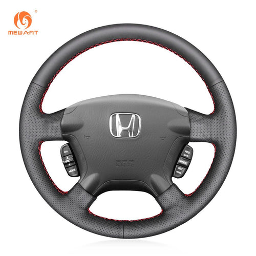 MEWANT Leather Car Steering Wheel Cover for Honda CR - V CRV - Mewant Cover