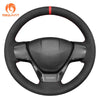 MEWANT Leather Car Steering Wheel Cover for Honda Spada Freed 2010 - 2015 - Alcantara, Leather, Carbon Fiber, Easy Install, Non - Slip, Best Steering Wheel Cover