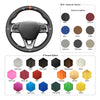 MEWANT Leather Car Steering Wheel Cover for Hyundai Sonata / Hyundai Sonata VII(LF) - Mewant Cover