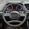 MEWANT Leather Car Steering Wheel Cover for Hyundai Sonata / Sonata VIII / STARIA (STARIA LOAD) - Mewant Cover