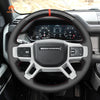 MEWANT Leather Car Steering Wheel Cover for Land Rover Defender Discovery - Mewant Cover