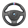 MEWANT Leather Suede Car Steering Wheel Cover for BMW M Sport F10 F11 F07 / M5 F10 2011 - 2013 / F12 F13 F06 / F01 F02 - Mewant Cover