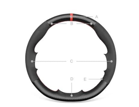 MEWANT Leather Suede Car Steering Wheel Cover for BMW Z4 E89 2009 - 2016 - Mewant Cover