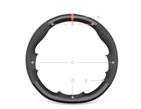 MEWANT Leather Suede Car Steering Wheel Cover for BMW Z4 E89 2009 - 2016 - Alcantara, Leather, Carbon Fiber, Easy Install, Non - Slip, Best Steering Wheel Cover