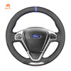 MEWANT Leather Suede Car Steering Wheel Cover for Ford Fiesta ST 2012 - 2017 - Mewant Cover