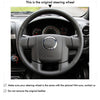 MEWANT Leather Suede Car Steering Wheel Cover for Isuzu D - MAX 2007 - 2011 - Mewant Cover