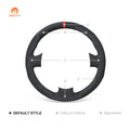 MEWANT Leather Suede Carbon Fiber Car Steering Wheel Cover for Audi A2 (8Z) A3 (8L) Sportback A4 (B6) Avant A6 (C5) A8 (D2) TT (8N) S3 S4 RS 4 RS 6 for A2 (8Z) A3 (8L) Sportback A4 (B6) Avant A6 (C5) A8 (D2) TT (8N) S3 S4 RS 4 RS 6 - Alcantara, Leather, Carbon Fiber, Easy Install, Non - Slip, Best Steering Wheel Cover