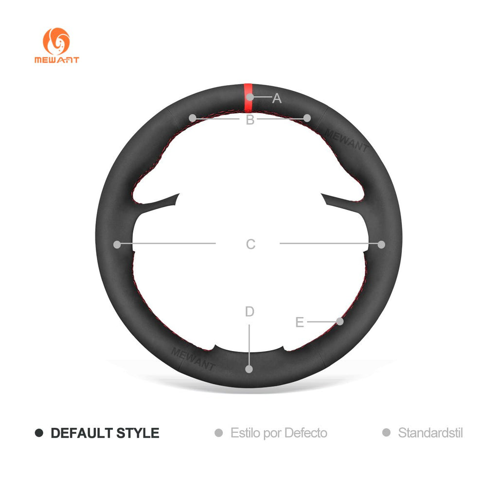 MEWANT Leather Suede Carbon Fiber Car Steering Wheel Cover for BMW 5 Series F10 F11 (Touring) F07 (GT) 6 SeriesF12 F13 F06 7 Series F01 F02 - Alcantara, Leather, Carbon Fiber, Easy Install, Non - Slip, Best Steering Wheel Cover