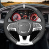 MEWANT Leather Suede Carbon Fiber Car Steering Wheel Cover for Dodge (SRT) Challenger Dodge Charger Durango - Mewant Cover