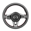 MEWANT Leather Suede Carbon Fiber Car Steering Wheel Cover for Mazda MX - 5 2016 - 2019 - Mewant Cover