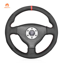 Carica l&#39;immagine nel visualizzatore Galleria, MEWANT Leather Suede Carbon Fiber Car Steering Wheel Cover for Mitsubishi Lancer Evolution EVO VI 6 / V (5) / IV 4 - Mewant Cover
