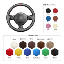 Bild in den Galerie-Viewer laden, MEWANT Leather Suede Carbon Fiber Car Steering Wheel Cover for Toyota 86 (GT86) 2016 - 2020 / for Subaru BRZ 2016 - 2020 - Mewant Cover
