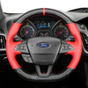 MEWANT Leather SuedeCar Steering Wheel Cover for Ford Focus ST/ Focus ST - Line/ Focus RS/ Ecosport ST - Line/ Kuga/ Escape - Mewant Cover