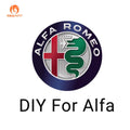 Mewant Mesh Alcantara DIY Customize Style - For Alfa Series - Alcantara, Leather, Carbon Fiber, Easy Install, Non - Slip, Best Steering Wheel Cover