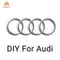 Mewant Mesh Alcantara DIY Customize Style - For Audi Series - Alcantara, Leather, Carbon Fiber, Easy Install, Non - Slip, Best Steering Wheel Cover