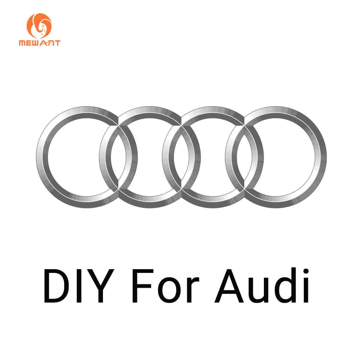 Mewant Mesh Alcantara DIY Customize Style - For Audi Series - Alcantara, Leather, Carbon Fiber, Easy Install, Non - Slip, Best Steering Wheel Cover