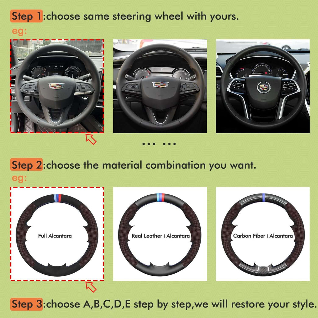 Mewant Mesh Alcantara DIY Customize Style - For Cadillac Series - Mewant Cover