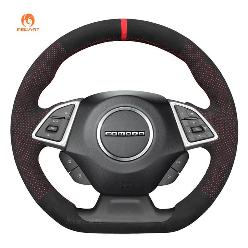Mewant Mesh Alcantara DIY Customize Style - For Chevrolet Series - Alcantara, Leather, Carbon Fiber, Easy Install, Non - Slip, Best Steering Wheel Cover