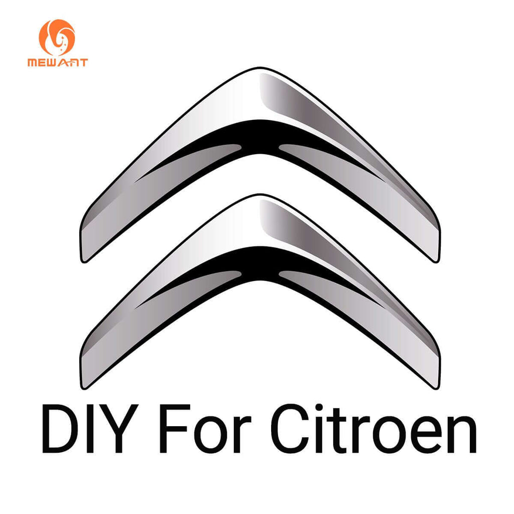 Mewant Mesh Alcantara DIY Customize Style - For Citroen Series - Alcantara, Leather, Carbon Fiber, Easy Install, Non - Slip, Best Steering Wheel Cover
