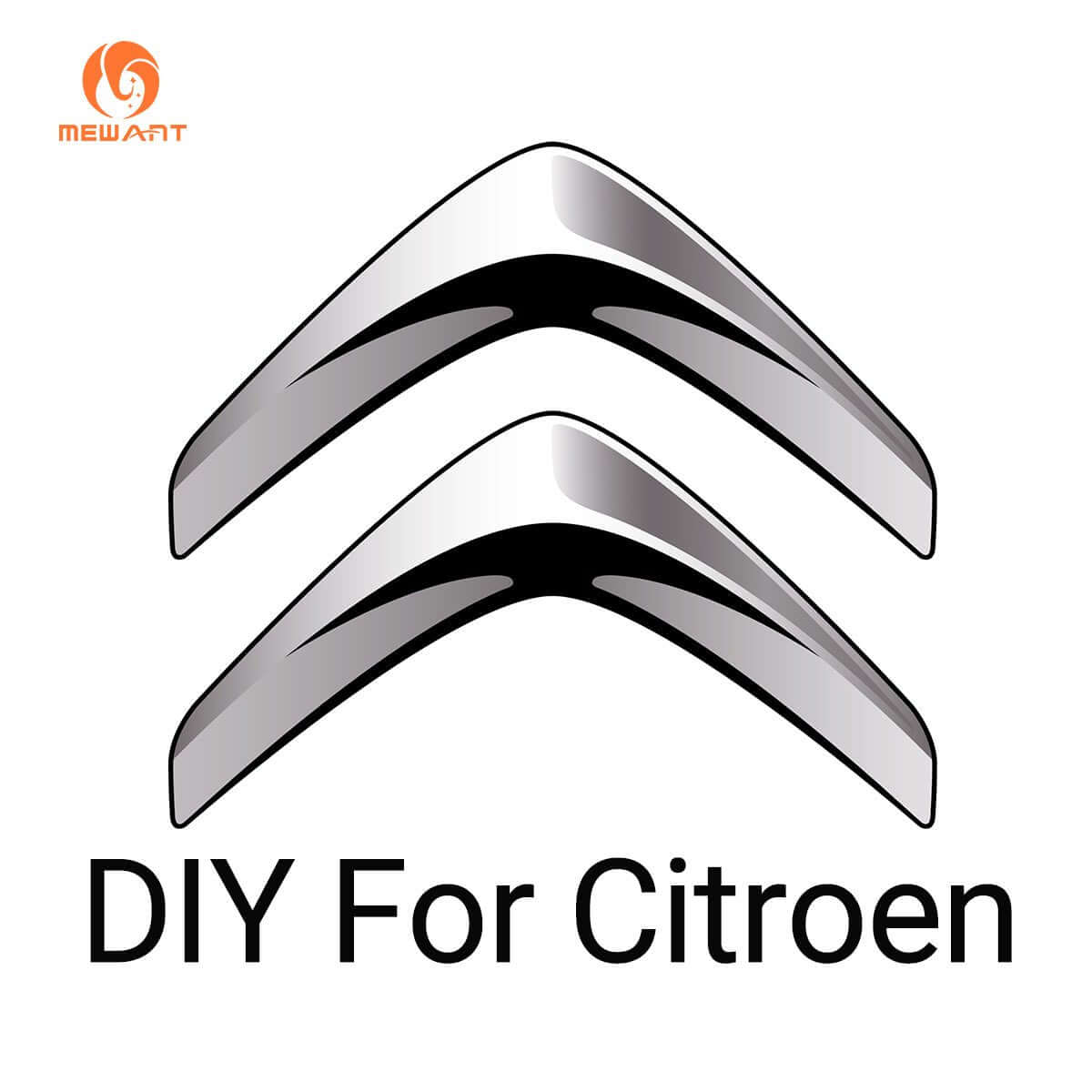 Mewant Mesh Alcantara DIY Customize Style - For Citroen Series - Alcantara, Leather, Carbon Fiber, Easy Install, Non - Slip, Best Steering Wheel Cover