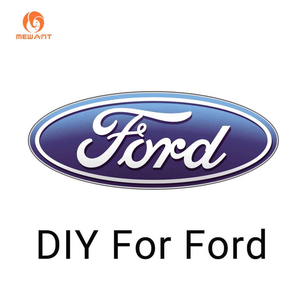 Mewant Mesh Alcantara DIY Customize Style - For Ford Series - Alcantara, Leather, Carbon Fiber, Easy Install, Non - Slip, Best Steering Wheel Cover