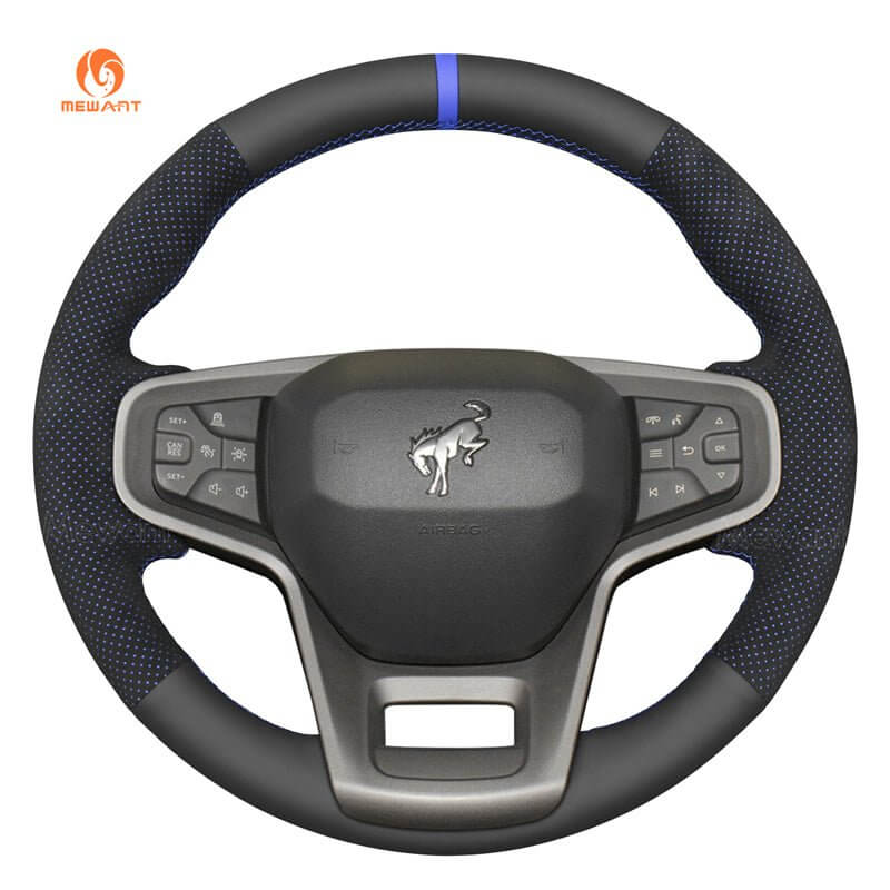 Mewant Mesh Alcantara DIY Customize Style - For Ford Series - Alcantara, Leather, Carbon Fiber, Easy Install, Non - Slip, Best Steering Wheel Cover