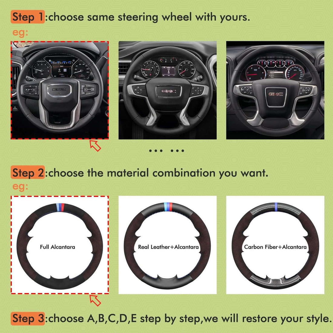 MEWANT Mesh Customize Style-For GMC Series