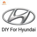 Mewant Mesh Alcantara DIY Customize Style - For Hyundai Series - Alcantara, Leather, Carbon Fiber, Easy Install, Non - Slip, Best Steering Wheel Cover