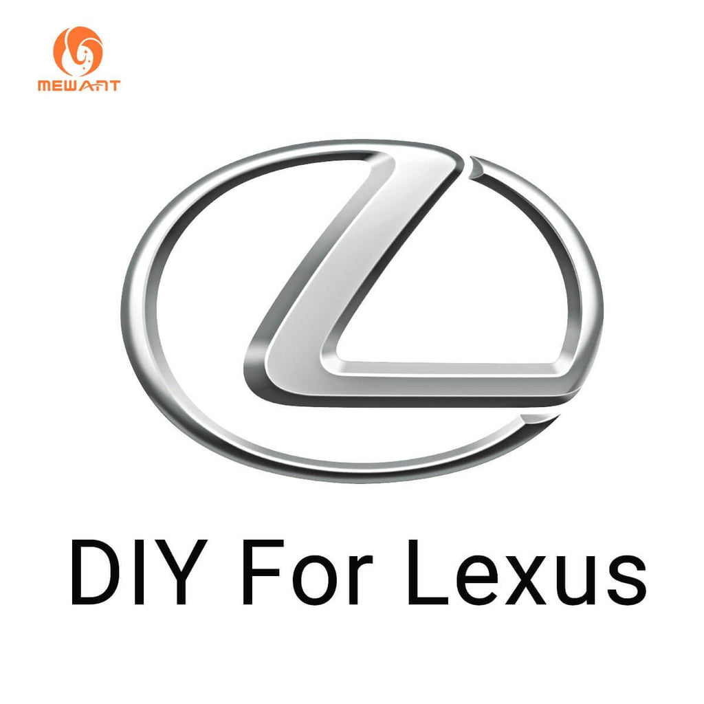 Mewant Mesh Alcantara DIY Customize Style - For Lexus Series - Alcantara, Leather, Carbon Fiber, Easy Install, Non - Slip, Best Steering Wheel Cover