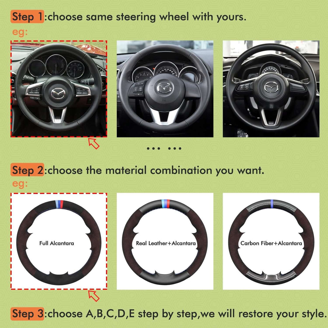 MEWANT Mesh Customize Style-For Mazda Series