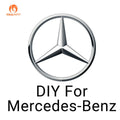 Mewant Mesh Alcantara DIY Customize Style - For Mercedes Benz Series - Alcantara, Leather, Carbon Fiber, Easy Install, Non - Slip, Best Steering Wheel Cover