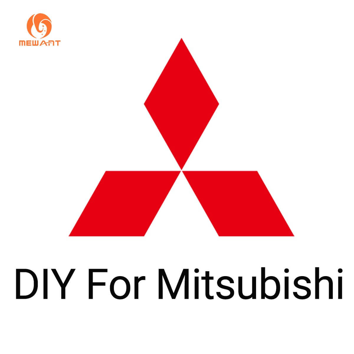 Mewant Mesh Alcantara DIY Customize Style - For Mitsubishi Series - Alcantara, Leather, Carbon Fiber, Easy Install, Non - Slip, Best Steering Wheel Cover