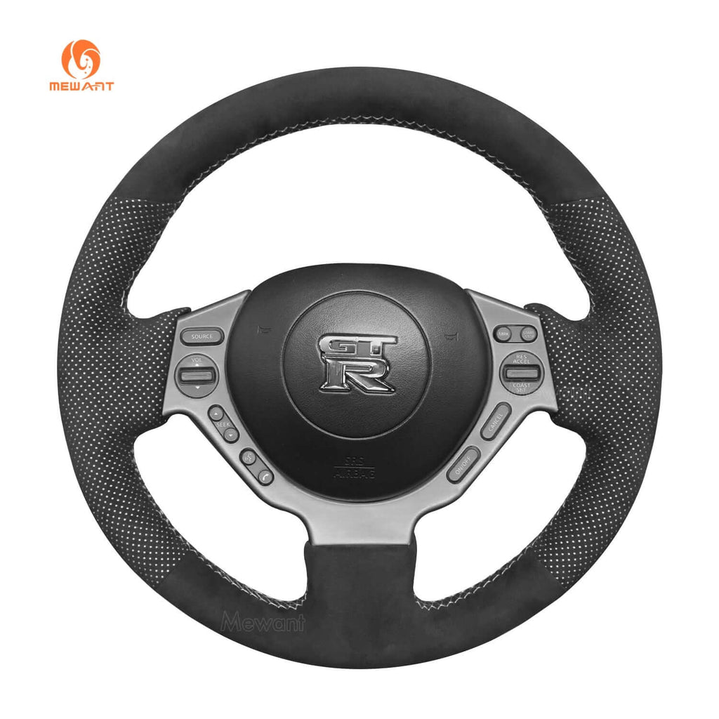 Mewant Mesh Alcantara DIY Customize Style - For Nissan Series - Alcantara, Leather, Carbon Fiber, Easy Install, Non - Slip, Best Steering Wheel Cover