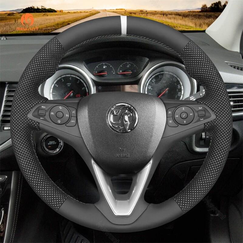 Mewant Mesh Alcantara DIY Customize Style - For Opel Series - Alcantara, Leather, Carbon Fiber, Easy Install, Non - Slip, Best Steering Wheel Cover