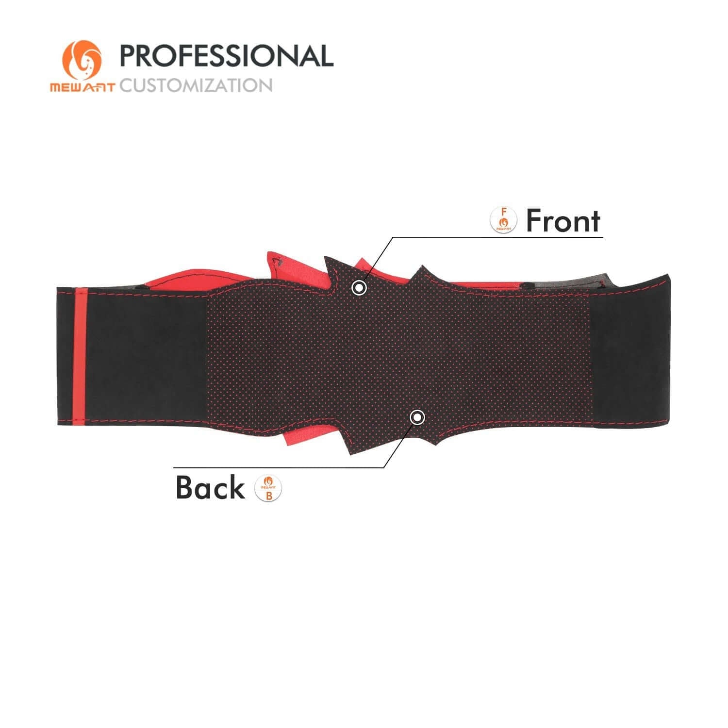 Mewant Mesh Alcantara DIY Customize Style - For Porsche Series - Alcantara, Leather, Carbon Fiber, Easy Install, Non - Slip, Best Steering Wheel Cover