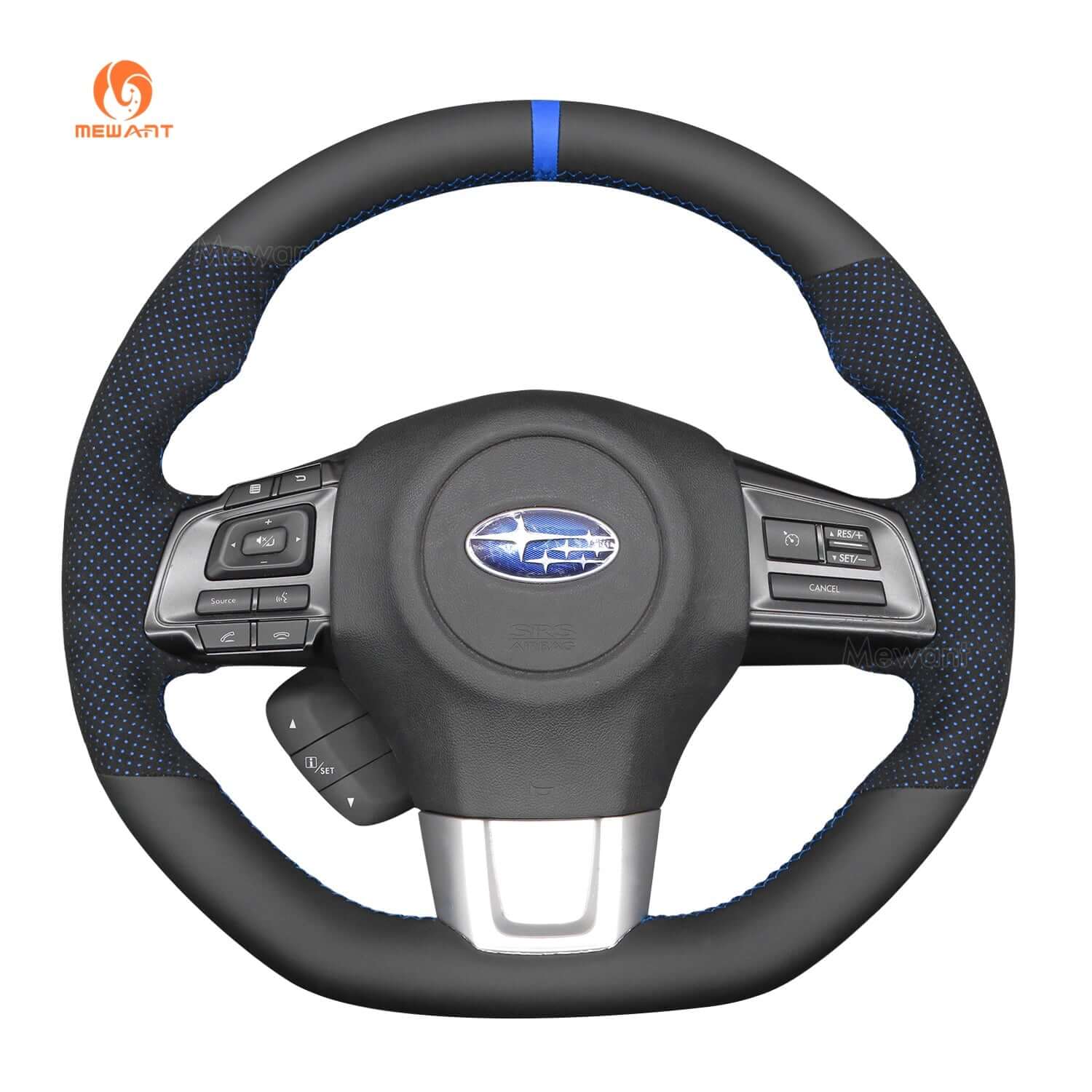 Mewant Mesh Alcantara DIY Customize Style - For Subaru Series - Alcantara, Leather, Carbon Fiber, Easy Install, Non - Slip, Best Steering Wheel Cover
