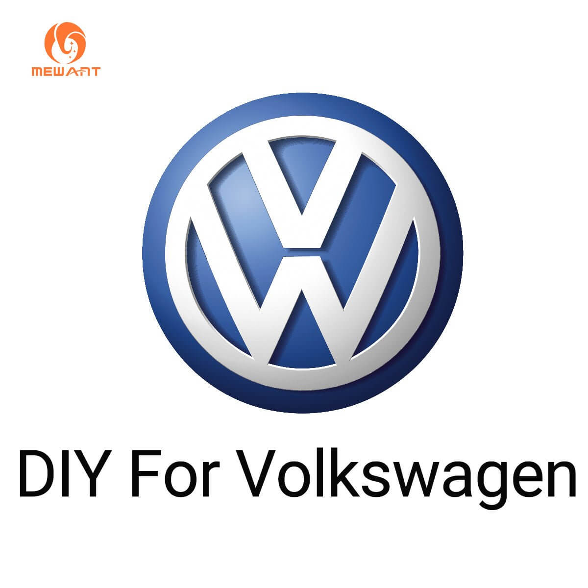 Mewant Mesh Alcantara DIY Customize Style - For Volkswagen Series - Alcantara, Leather, Carbon Fiber, Easy Install, Non - Slip, Best Steering Wheel Cover