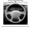 MEWANT Real Leather Alcantara Car Steering Wheel Cover for Mitsubishi L200 /Triton - Mewant Cover