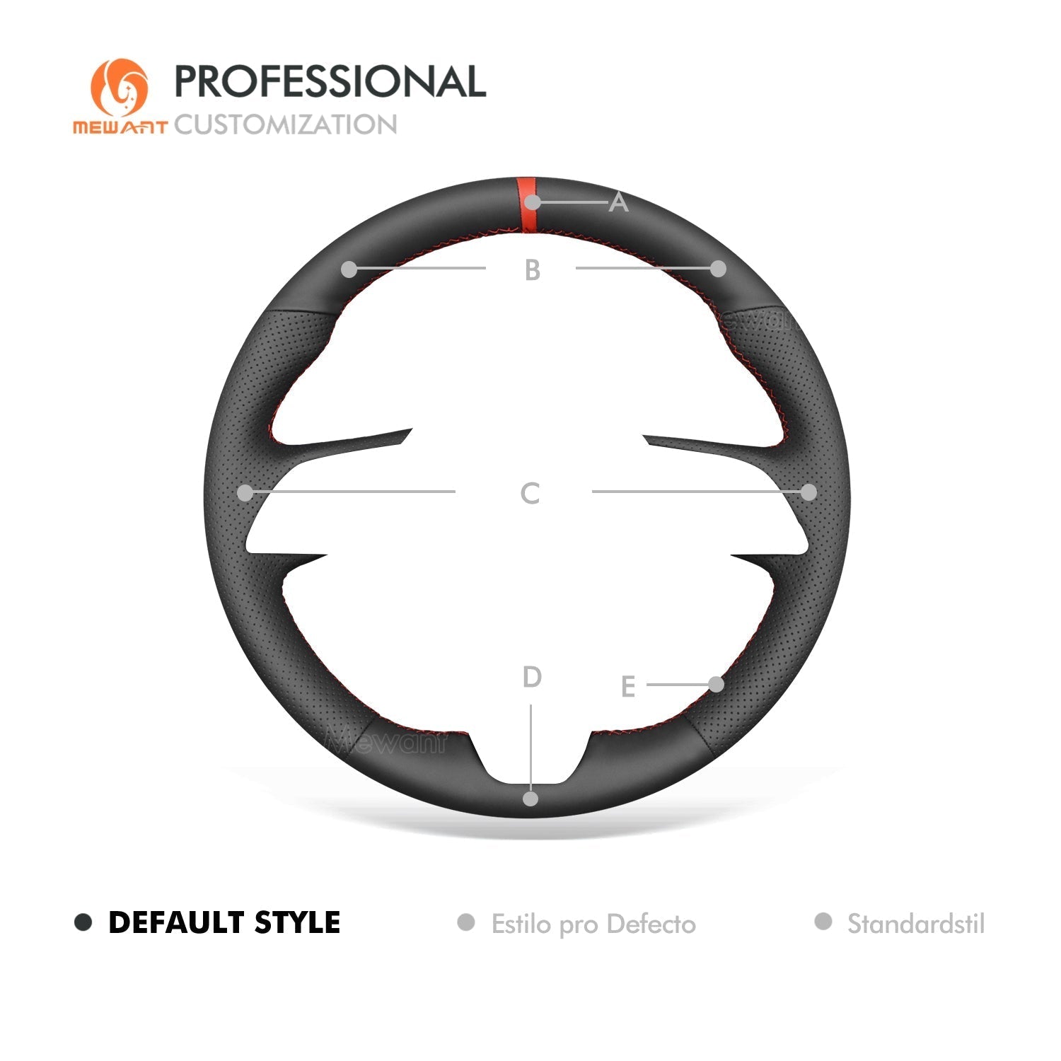 MEWANT Real Leather Alcantara Car Steering Wheel Cover for Nissan GT - R GTR 2017 - 2024 - Alcantara, Leather, Carbon Fiber, Easy Install, Non - Slip, Best Steering Wheel Cover