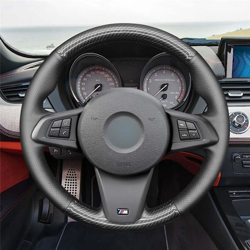 MEWANT Steering Wheel Cover for BMW Z4 M E89 2009-2016