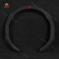 MEWANT Sport Style Alcantara Universal Car Steering Wheel Cover for All As BMW Audi Mercedes Benz VW Subaru Hyundai Kia... - Alcantara, Leather, Carbon Fiber, Easy Install, Non - Slip, Best Steering Wheel Cover