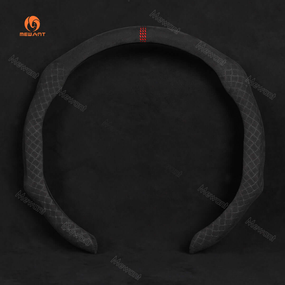 MEWANT Sport Style Alcantara Universal Car Steering Wheel Cover for All As BMW Audi Mercedes Benz VW Subaru Hyundai Kia... - Alcantara, Leather, Carbon Fiber, Easy Install, Non - Slip, Best Steering Wheel Cover