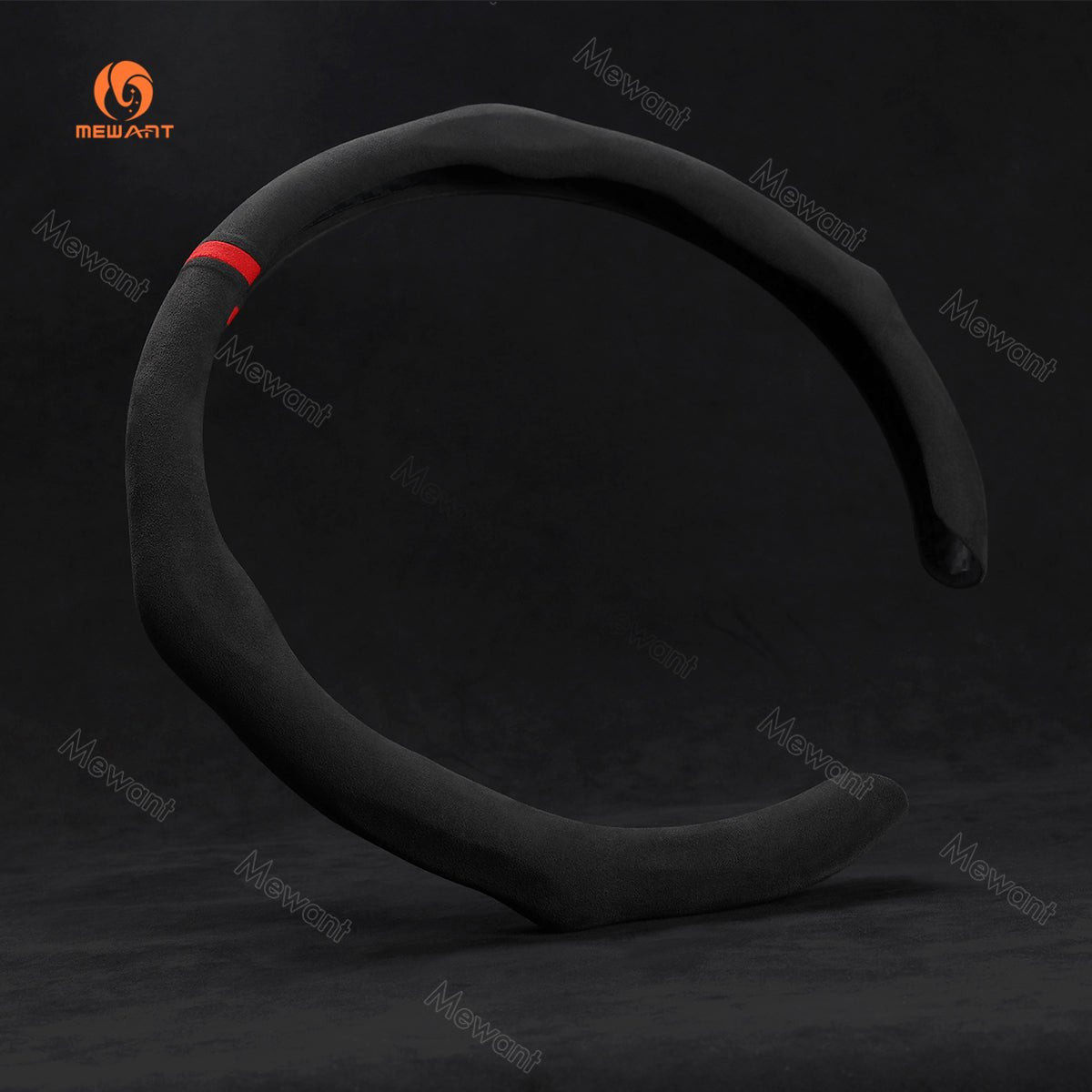 MEWANT Sport Style Universal Car Steering Wheel Cover Fit for All As Audi Subaru Mercedesbenz BMW - Alcantara, Leather, Carbon Fiber, Easy Install, Non - Slip, Best Steering Wheel Cover