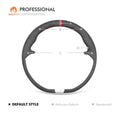 MEWANT Steering Wheel Cover for Alfa Romeo Giulia Stelvio Quadrifoglio 2016 - 2020 - Alcantara, Leather, Carbon Fiber, Easy Install, Non - Slip, Best Steering Wheel Cover