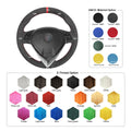 MEWANT Steering Wheel Cover for Alfa Romeo Giulietta 2014 - 2021 - Alcantara, Leather, Carbon Fiber, Easy Install, Non - Slip, Best Steering Wheel Cover