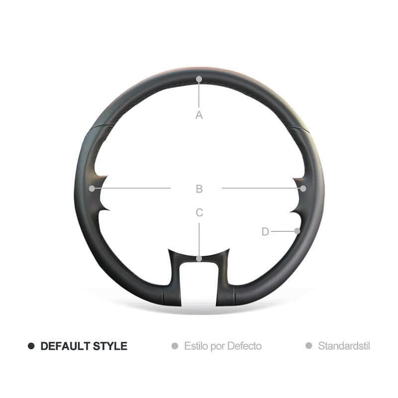 MEWANT Steering Wheel Cover for Beetle Up! 2011 - 2019 - Alcantara, Leather, Carbon Fiber, Easy Install, Non - Slip, Best Steering Wheel Cover