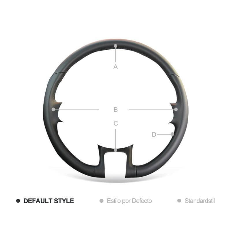 MEWANT Steering Wheel Cover for Beetle Up! 2011 - 2019 - Alcantara, Leather, Carbon Fiber, Easy Install, Non - Slip, Best Steering Wheel Cover