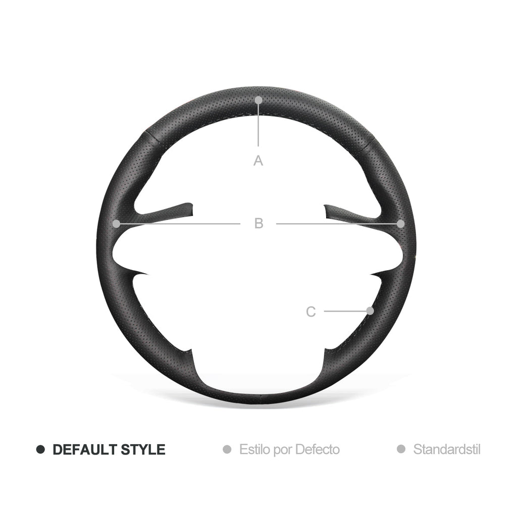 MEWANT Steering Wheel Cover for Buick Lacrosse 2010 - 2013 Buick Regal 2011 - 2013 - Alcantara, Leather, Carbon Fiber, Easy Install, Non - Slip, Best Steering Wheel Cover